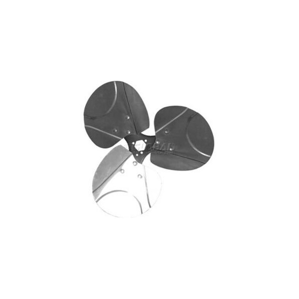 Lau Three Wing Free Air Fan Blade, Alum. Blade, CW, 16" Dia., 16 Degree Pitch 3F1623CW - main